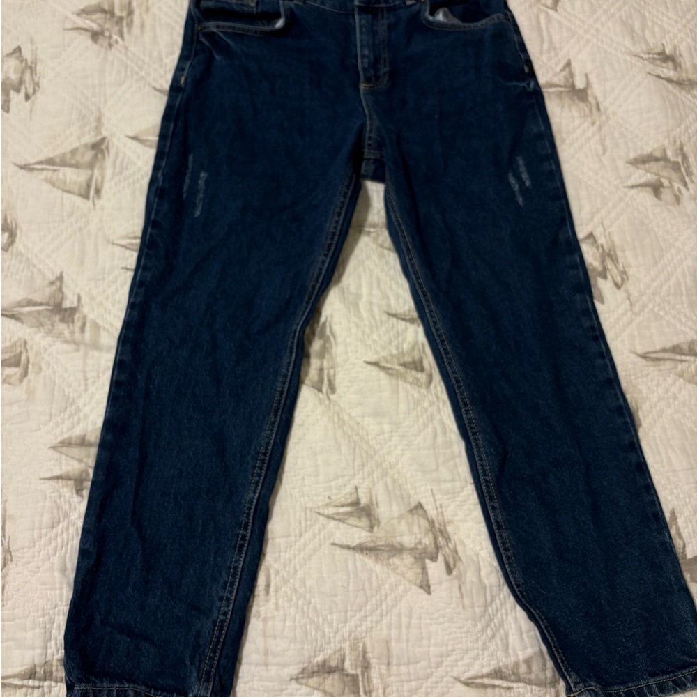 Boys size 11 12 Sisley navy Jeans